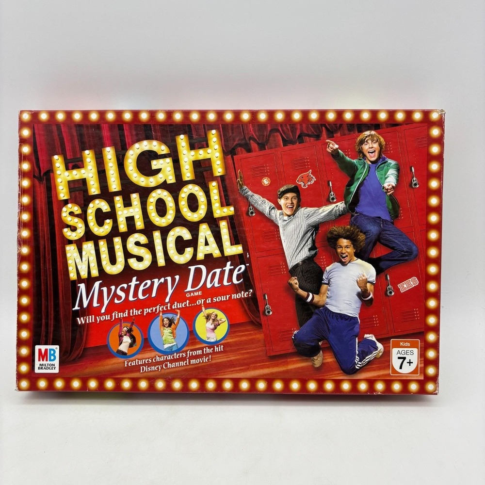 High School Musical Mystery Date COMPLETE Milton Bradley 2006 Disney Channel